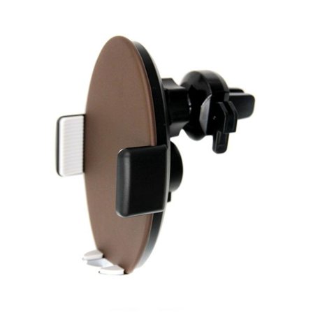 Mobilhållare till Bil med Trådlös laddning - Brun