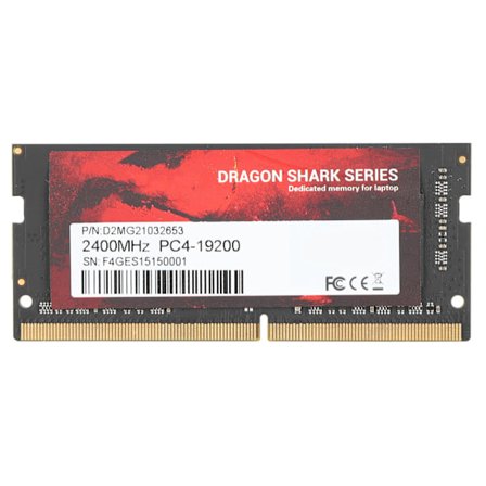 DDR4 RAM ohut alumiini korkea suorituskyky helppo asentaa DDR4-2400MHz PC4-19200 kannettava muisti 8GB