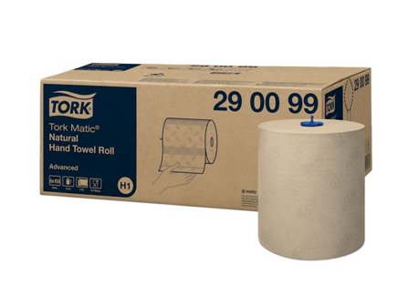 TORK Pappershandduk H1 Matic 2-lagers natur - Lyreco - Städ och hygien - Toalettpapper och torkpapper - Pappershanddukar