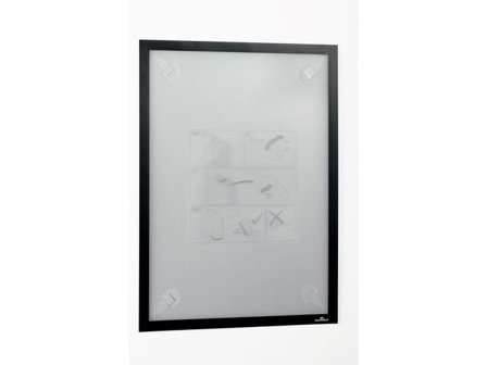 DURABLE Inforam självhäftande DURAFRAME wallpaper A3 svart - Lyreco - Kontorsmöbler och inredning - Tavlor ställ och ramar - Magnet ramar