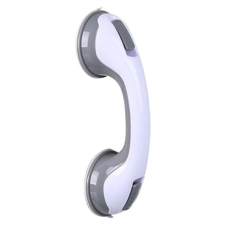 Sikkerhedshåndtag til badeværelset Dobbelt lås Brusesug Anti-slip støtte Vakuumsugningshåndtag