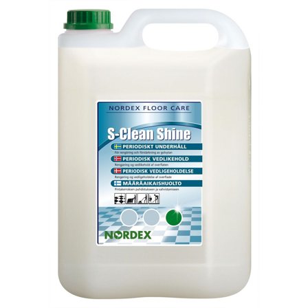 NORDEX Golvunderhåll S-Clean golvrengöring 5L - Lyreco - Städ och hygien - Golvunderhåll - Underhållsmedel