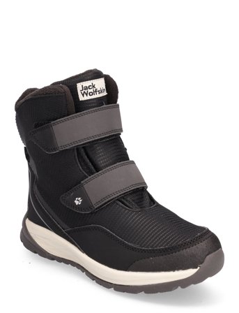 Polar Bear Texapore High Vc K Vinterstøvletter Med Borrelås Svart Jack Wolfskin*Betinget Tilbud