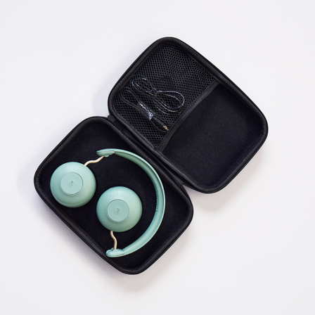 Kreafunk Buzz - Hardcase til Buzz og Buzz junior, Sort Beskyttelsesetui til Børn, Praktisk og Charmende Høretelefoner