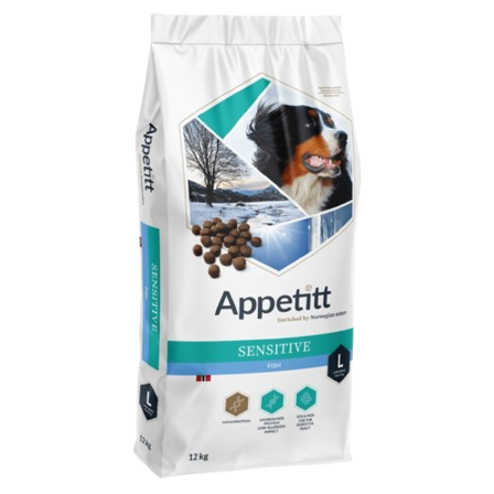 APPETITT - Sensitive Fisk Large 12 kg - Hund - Hundefôr & hundemat - Tørrfôr for hund - ZOO.no
