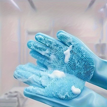 Hunde Badehandsker, Kæledyrsbørste Silikone Bademassagebørste