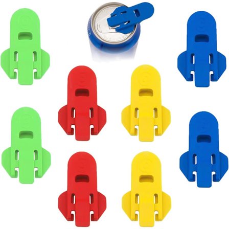 8 stk manuell boksåpner ølboksbeskytter drikkeboksdeksel brus