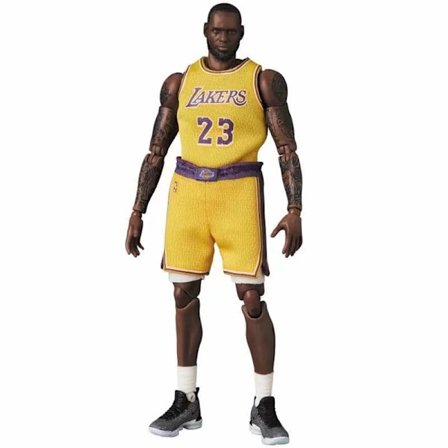 NBA Lakers No. 23 LeBron James Actionfigur Legetøjsstatue Til Samling Gave