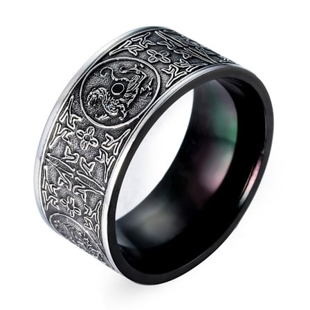 Titan stål ring