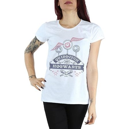Harry Potter Dam/Kvinnor Quidditch På Hogwarts Bomull T-shirt