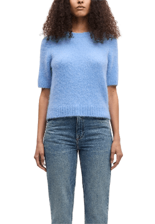 SAMSOE Sajeanne Top 15425 Stickat Dam Blå L