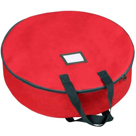 Julekrans Oppbevaringspose 600D Oxford Stoff Vanntett Julekrans Høytid Med Håndtak Og Dobbel Glidelås