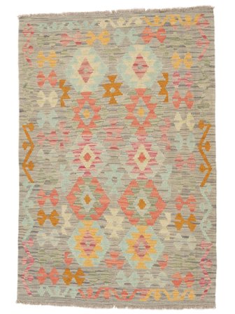 103X152 Tapis Kilim Afghan Old Style D'orient Marron/Orange (Laine, Afghanistan) Carpetvista
