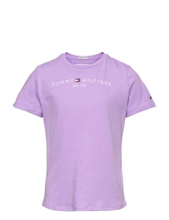 Essential Tee S/S T-shirt Lilla Tommy Hilfiger