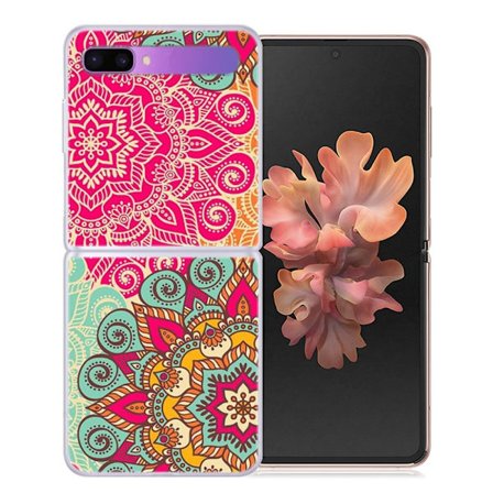 Deco Samsung Galaxy Z Flip 5G skal - Färgglada Palatsblommor