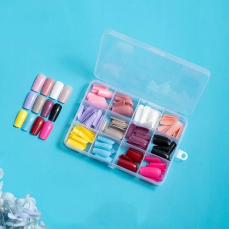 IC Falska naglar att klistra på - tryck på naglar - redo att klistra