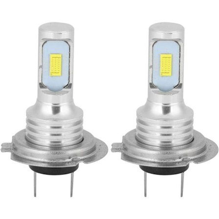 Dimljuslampa, 2 st 80W 6000K Universal H7 LED Dimljuslampa Vit DC 12-24V