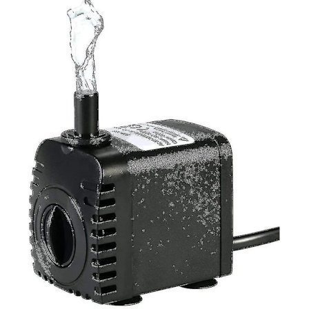 Neddykbar Vannpumpe, 600l/t 8w Vannpumpe, For Akvarium Bordfontener, Damm Vannhager Og Hydroponiske Systemer, Med 2 Dyser, Ac220-240v(b