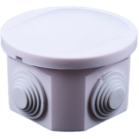 Vandtæt rund kabelgennemføring Ip55, hvid kabelgennemføring