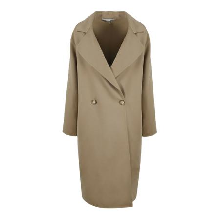 Stella McCartney, Wool Coat Brązowy, Kobieta, Rozmiar: XS