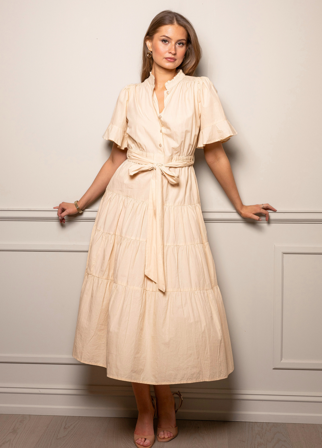 Gaia Dress Lemon Poplin Lemon Poplin / L