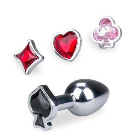 Analplugg med 4 utbytbara Symbols juveler - LOVE AND VIBES Collection