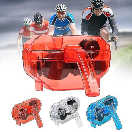 Kannettava polkupyörän ketjunpuhdistin Bike Clean Machine Harjat Scrubber Wash Tool Hopea