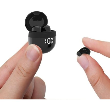 Näkymättömät Bluetooth 5.3 -nappikuulokkeet - Pienet langattomat kuulokkeet ENC:llä, täydelliset pienille korville, juoksuun ja kyljellään nukkumiseen