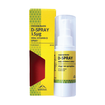 Nordaid D-Spray 15 μg Munnspray, 30 ml