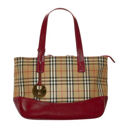 Burberry Vintage HandTass , Beige , Dames , Maat: ONE Size Vintage Tassen