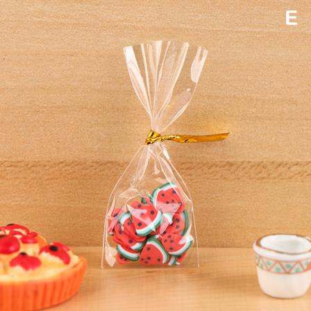 1påse 1:12 Dollhouse Miniatyr torkad frukt Godis Snack Modell Pl E