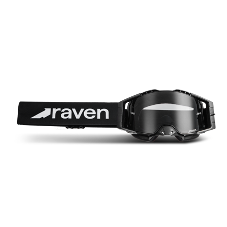 Gafas De Cross Raven Rysen Negro/Blanco