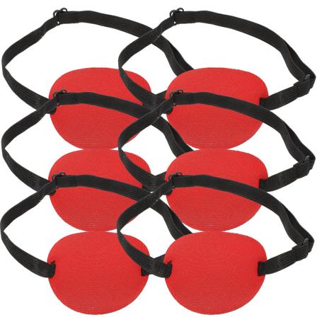 6 kpl Amblyopia-korjatut silmälaastarit Käytännölliset yksittäiset silmäsuojukset Joustava hihna Silmäsuojat