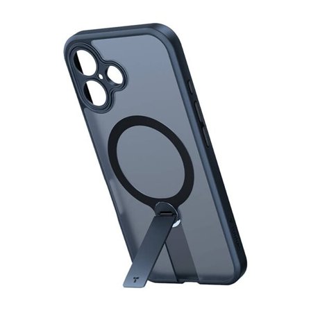 Torras Pstand Spin-etui til iPhone 16 Plus (sort)