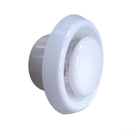 Loftventilationsudstyr til 4-tommers udsugningsventilatorer, holdbart ABS-materiale, kompatibelt med forskellige ventilatortyper (FMY)