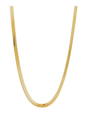 Sistie Snake - Necklace Gold-Plated - Gold - ONE SIZE