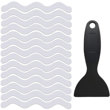 48 st Anti-halk klistermärken, badkar anti-halk klistermärke