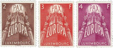 Luxembourg 1957 - Postfrisk - MICHEL 572-74