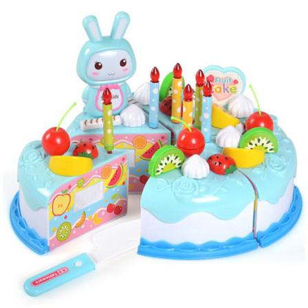 37st Kid Kitchen Toy Cake Diy Låtsas Spela Frukt Ting Birthda