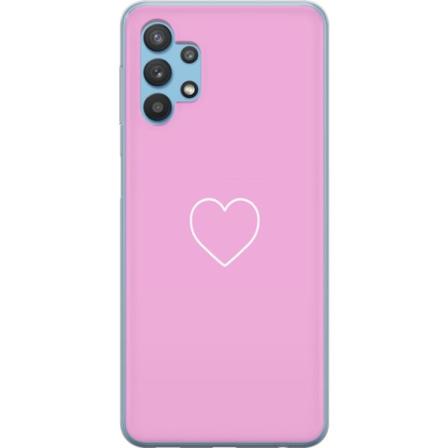 Samsung Galaxy A32 5G Gennemsigtig cover Hjerte