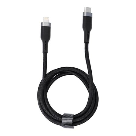 WiWu Platinum-seriekabel Wi-C013 USB-C til Lightning 30W 1.2m Sort