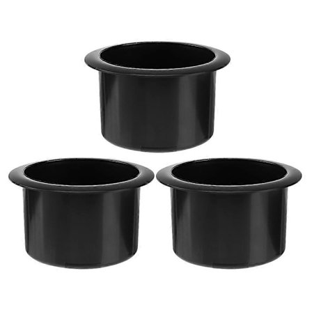 Mugghållare Insats Fåtölj Ersättning Plast För Husbil Båt Fyrkantig 11.00X11.00X6.40CM Soffinsats 3st (FMY)