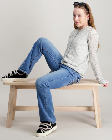 Sofie Schnoor CisseSY Cardigan Gris Pulls Fille - Kids Brand Store