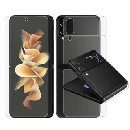 IC Samsung Galaxy Z Flip 3 - Pehmeä suojakalvo neljä osaa