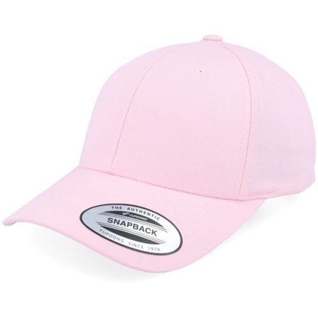 Yupoong - Rosa adjustable Keps - Curved Pink Adjustable @ Hatstore