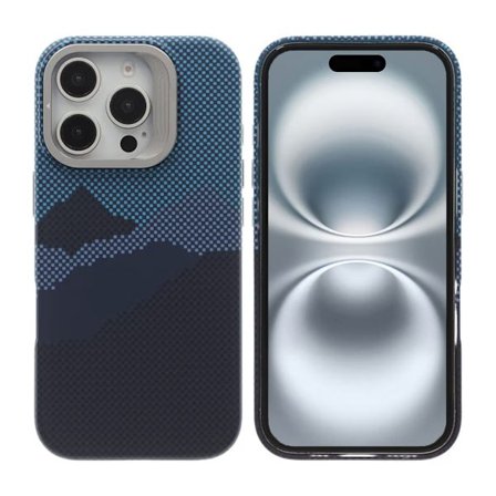 Mountain and xinghe mountain peak Case For iPhone 16 Pro mountaIn blue