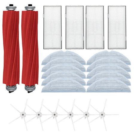 För Mi Roborock S7 Tillbehör Moppduk Hepa Filter Sidoborste S7 plus Robotdammsugare Avtagbar Huvudborste 4