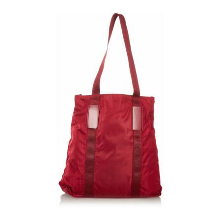 Prada Vintage, Pre-owned Tote Bags Rood, Dames, Maat:ONE Size