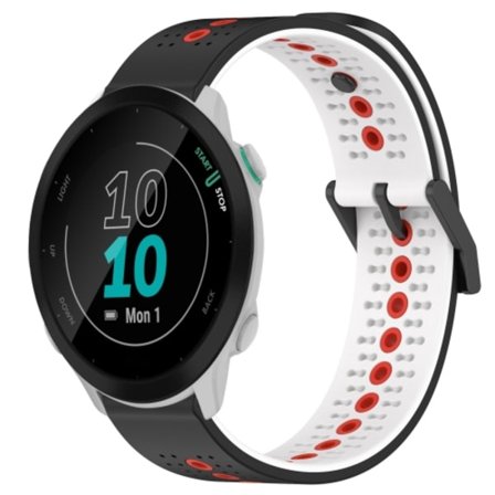 För Garmin Forerunner 55 20mm Tricolor Andningsbart watch