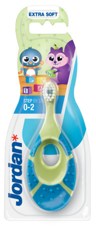 Jordan Step tannbørste barn 0-2 år 1 stk